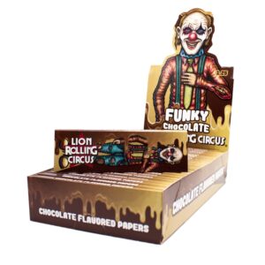Papel para rolar sabor chocolate de la marca lion rolling circus